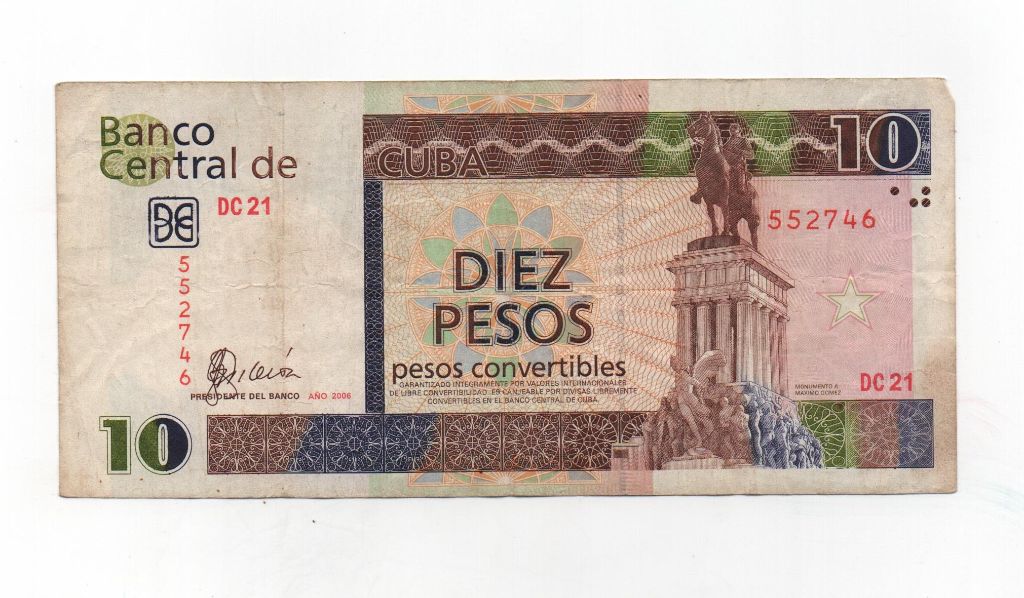 CUBA DEL AÑO 2006 DE 10 PESOS